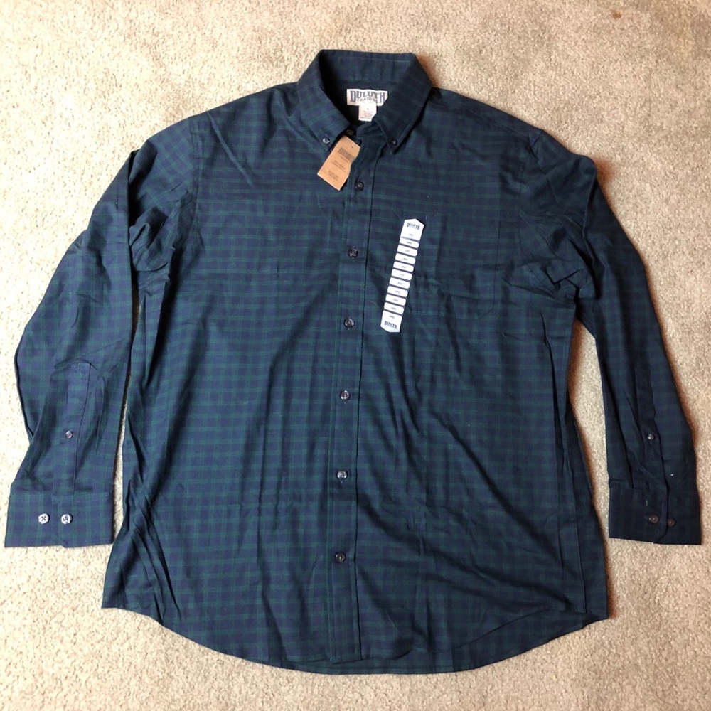 🌟 NWT 🌟 DuluthFlex Highlands Plaid Button Up